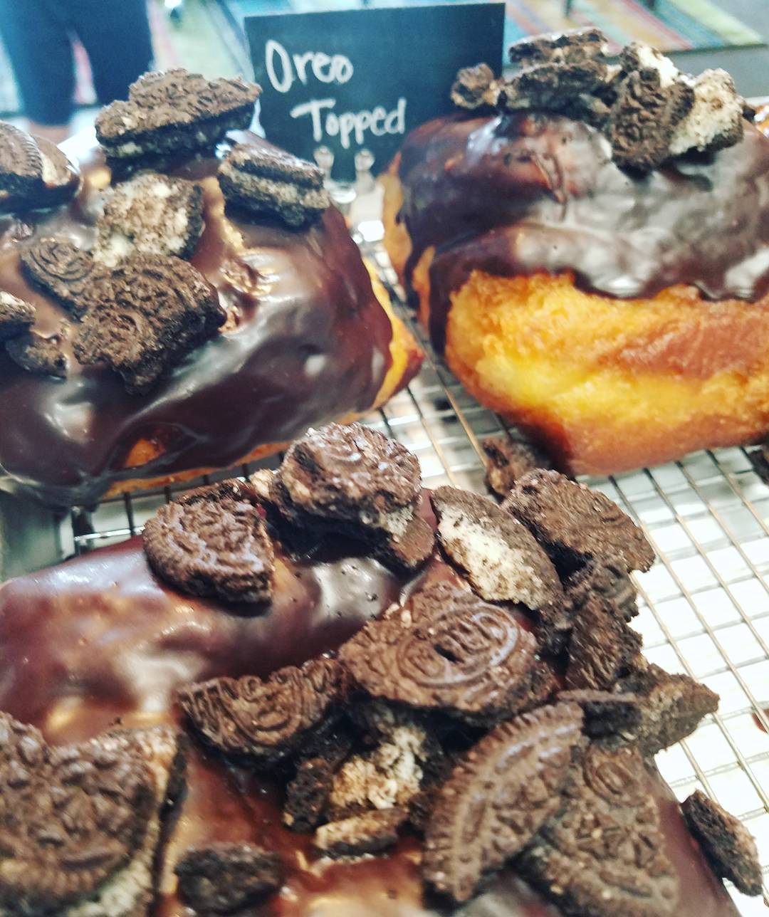 OREO Topped!!! Ahhh YES!!! 😍😍😍😍😍😍😍😍😍😍😍😍😍😍😍😍😍😍😍😍 @bellekitchenokc @bellekitchendd #doughnut #doughnuts #donut #donuts #okc #fresh #real #handmade #eeeeeats #f52grams #instagram #warm #bonappetit #buzzfeed #travelchannel #keepitlocalok #huffpostgram #huffposttaste #zagat #bellekitchen #keepitlocalok #saveur #food #foodie #insta #pic #pretty #instagood #beautiful
