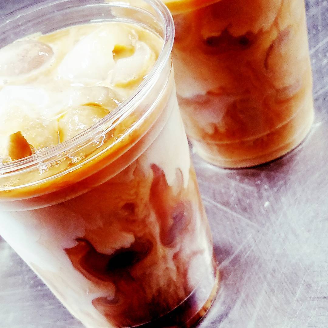 Vanilla Iced Coffee w Full Cream from locally roasted @leaproasters…rich, creamy and delicious!!! @bellekitchenokc @bellekitchendd #drinks #coffee #fresh #real #handmade #local #f52grams #instagram #bonappetit #buzzfeed #travelchannel #nom #nomnom #eeeeeats #igers #okc #visitokc #okcweddings #insta #pic #instagood