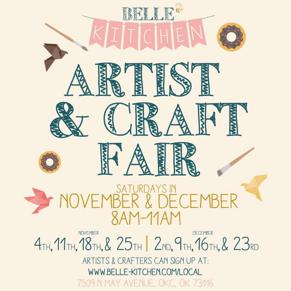 Get ready for our first ever Artist & Craft Fair hosted by us at Belle ...