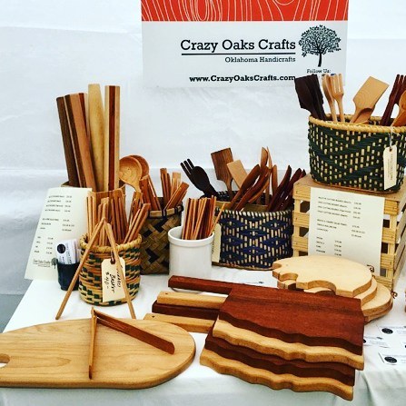 Crazy Oak Crafts. Beautiful handmade in OK…join us for the first in our Local Artist Fair…every Sat thr to Xmas 8am to 11am ❤️
We love @craftoaks and we’re excited to have them at our craft fair THIS Saturday from 8am-11am! Check out some of their handcraft wood baskets, wooden utensils, and more this Saturday and support local businesses!
HINT: watch the feed to see all the other awesome artists and crafters comin out!
@bellekitchenokc @crazyoakscrafts #okc #Oklahoma #visitokc #oklahomacity #keepitlocalok #keepitlocal #art #crafts #oak #beautiful #handmade