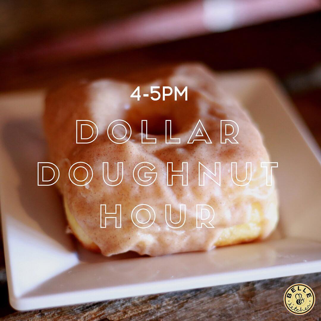 It’s time for another DOLLAR DOUGHNUT HOUR!!! Get ready to celebrate #ddh from 4-5pm at BOTH locations! 🎉 🍩 // #dollar #doughnut #hour #woah #need #want #havetohave #dollardoughnuthour #okc
