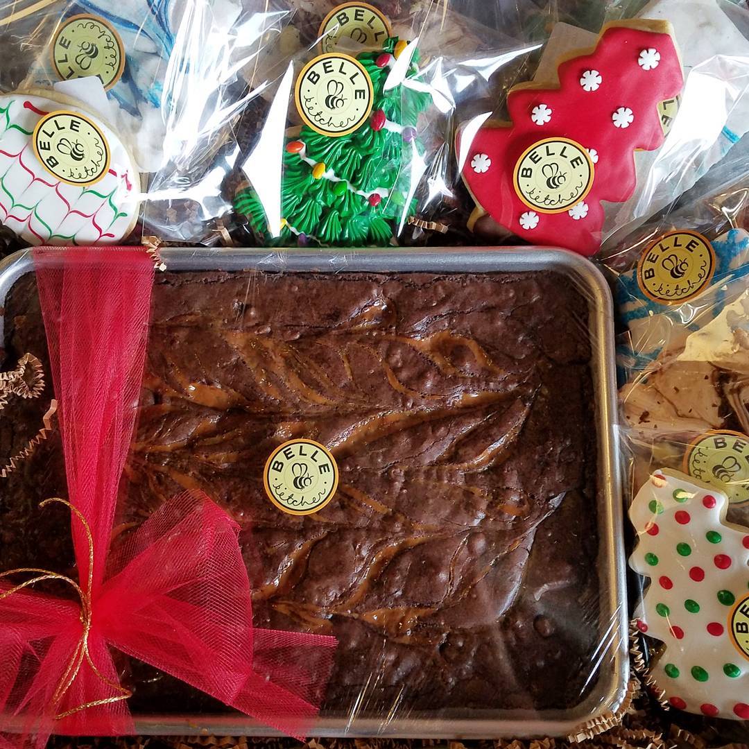 Treat Box!!! Fresh Turtle Brownies, Thick & Beautiful Christmas Cookies and Handmade Nutella Marshmallows!!! Need something NOW? We got you covered! 405 430 5484